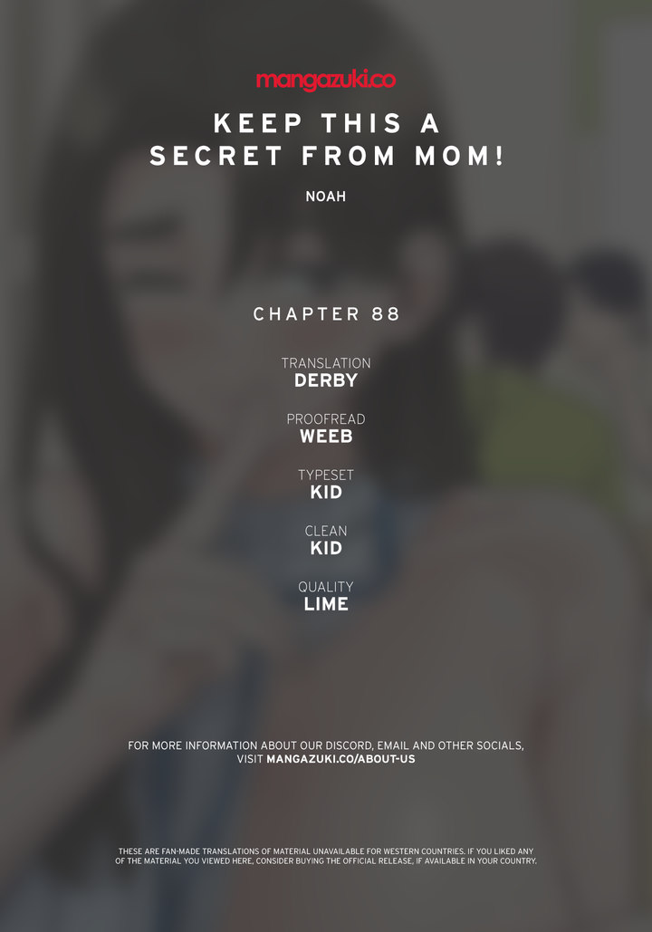 Keep it a secret from your mother! Chapter 88