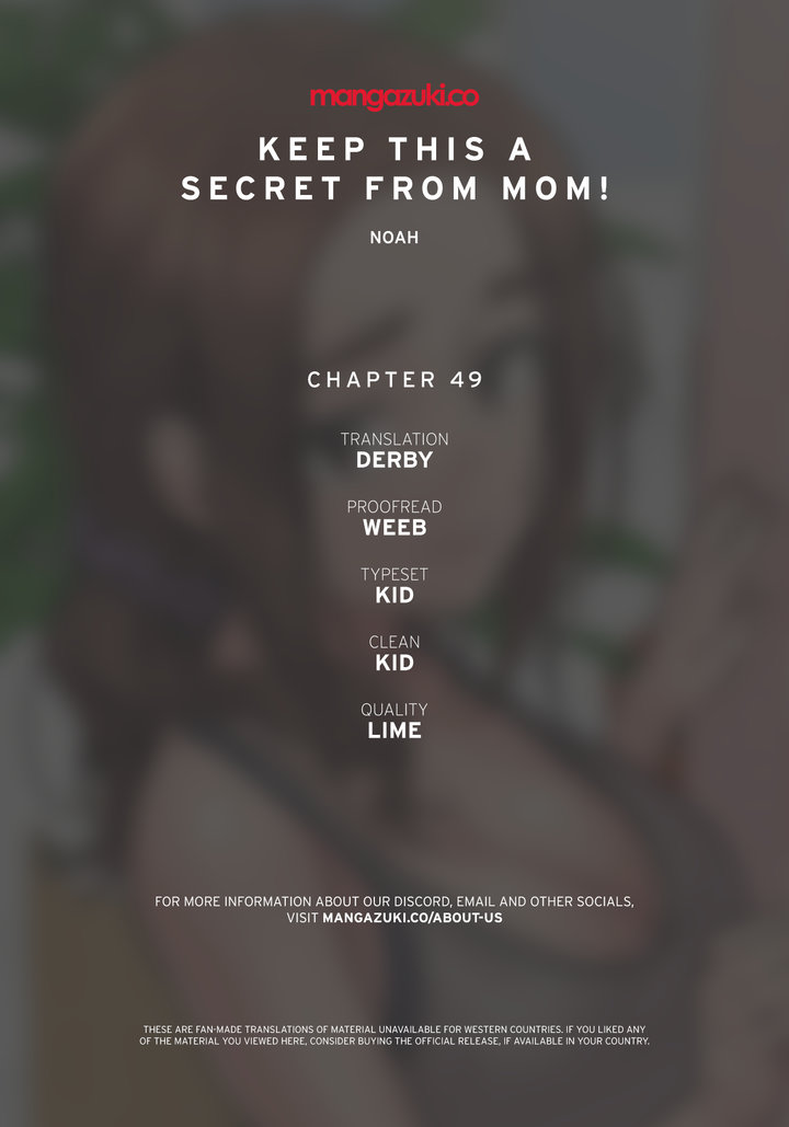 Keep it a secret from your mother! - Chapter 49 Page 1