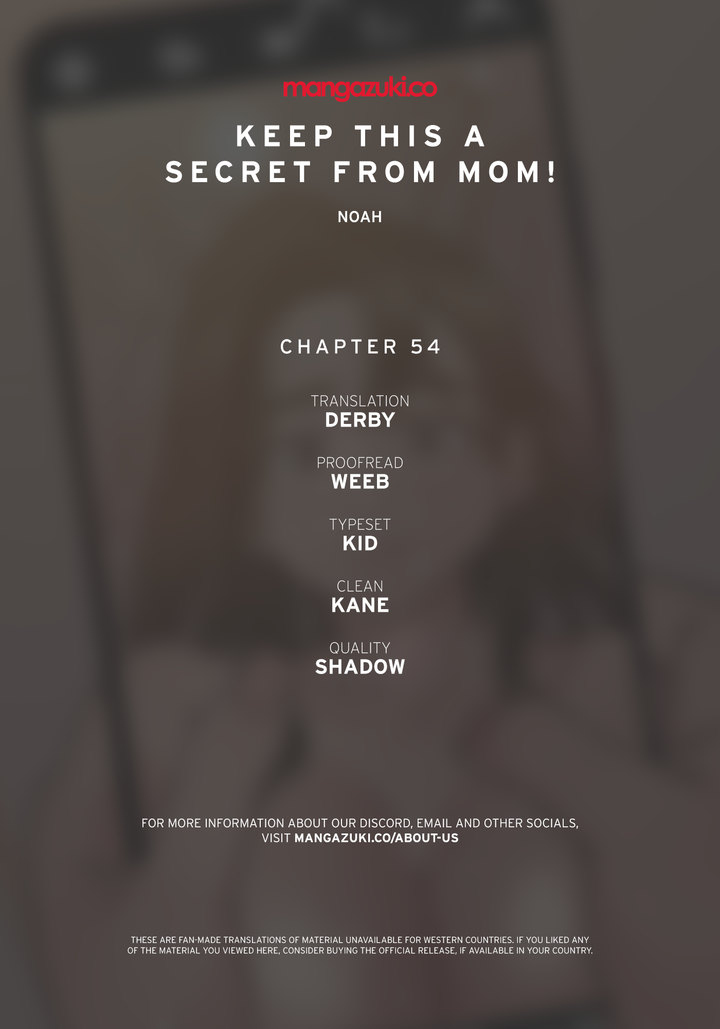 Keep it a secret from your mother! - Chapter 54 Page 1