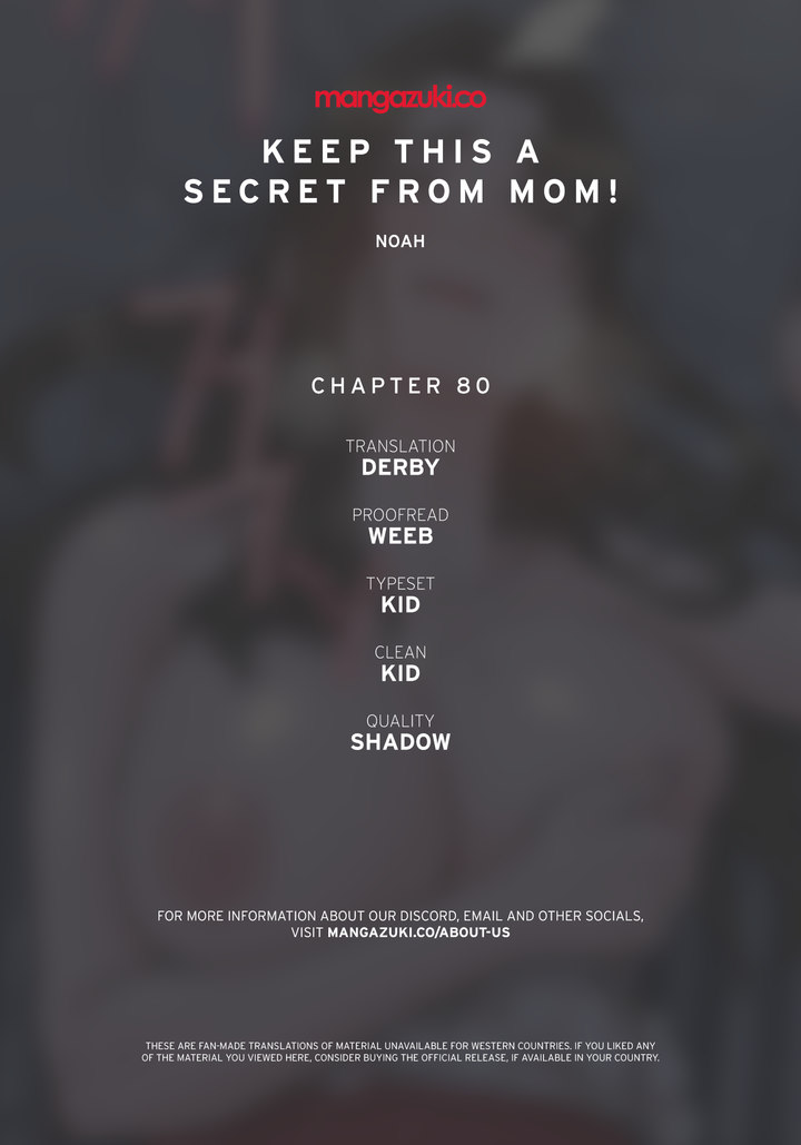 Keep it a secret from your mother! - Chapter 80 Page 1