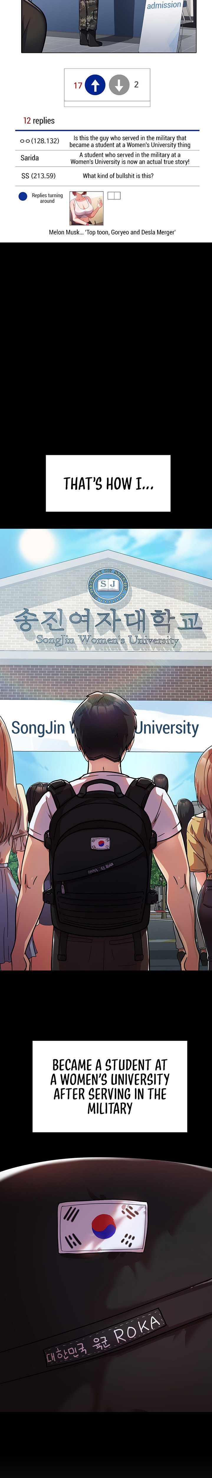 Women’s University Student who Served in the Military - Chapter 1 Page 9