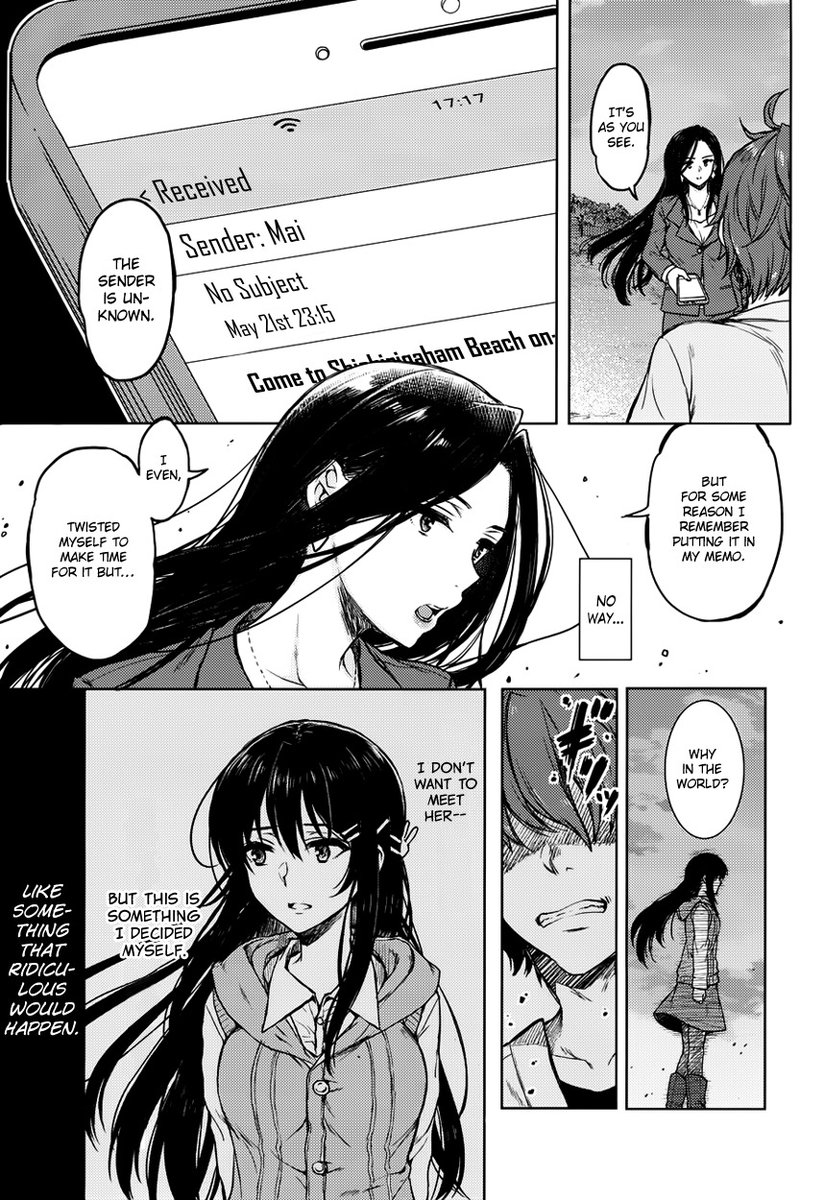 Seishun Buta Yarou wa Bunny Girl Senpai no Yume wo Minai - Chapter 14 Page 7