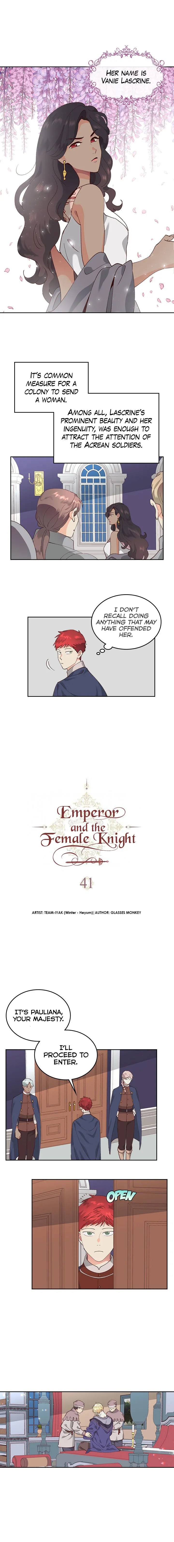 Emperor And The Female Knight - Chapter 41 Page 1