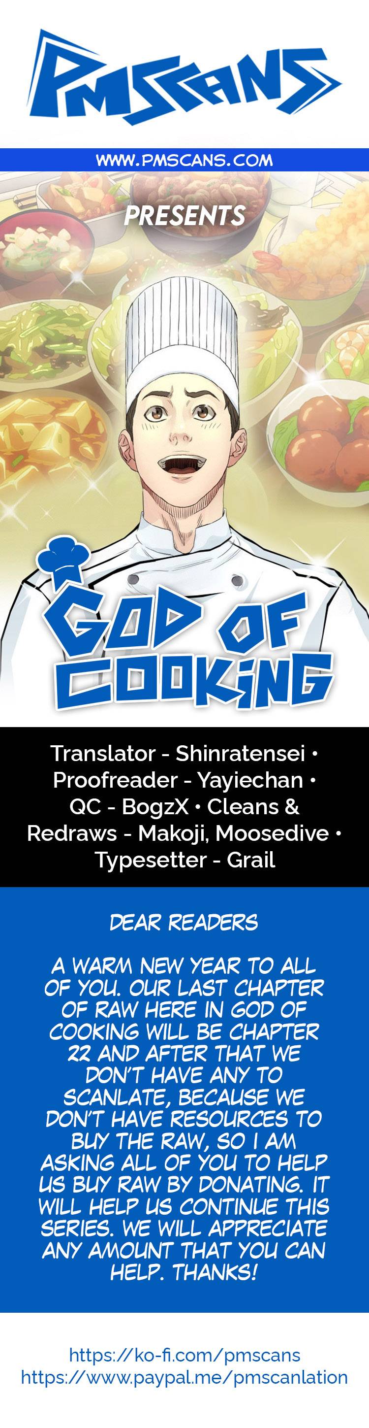 God Of Cooking - Chapter 22 Page 1
