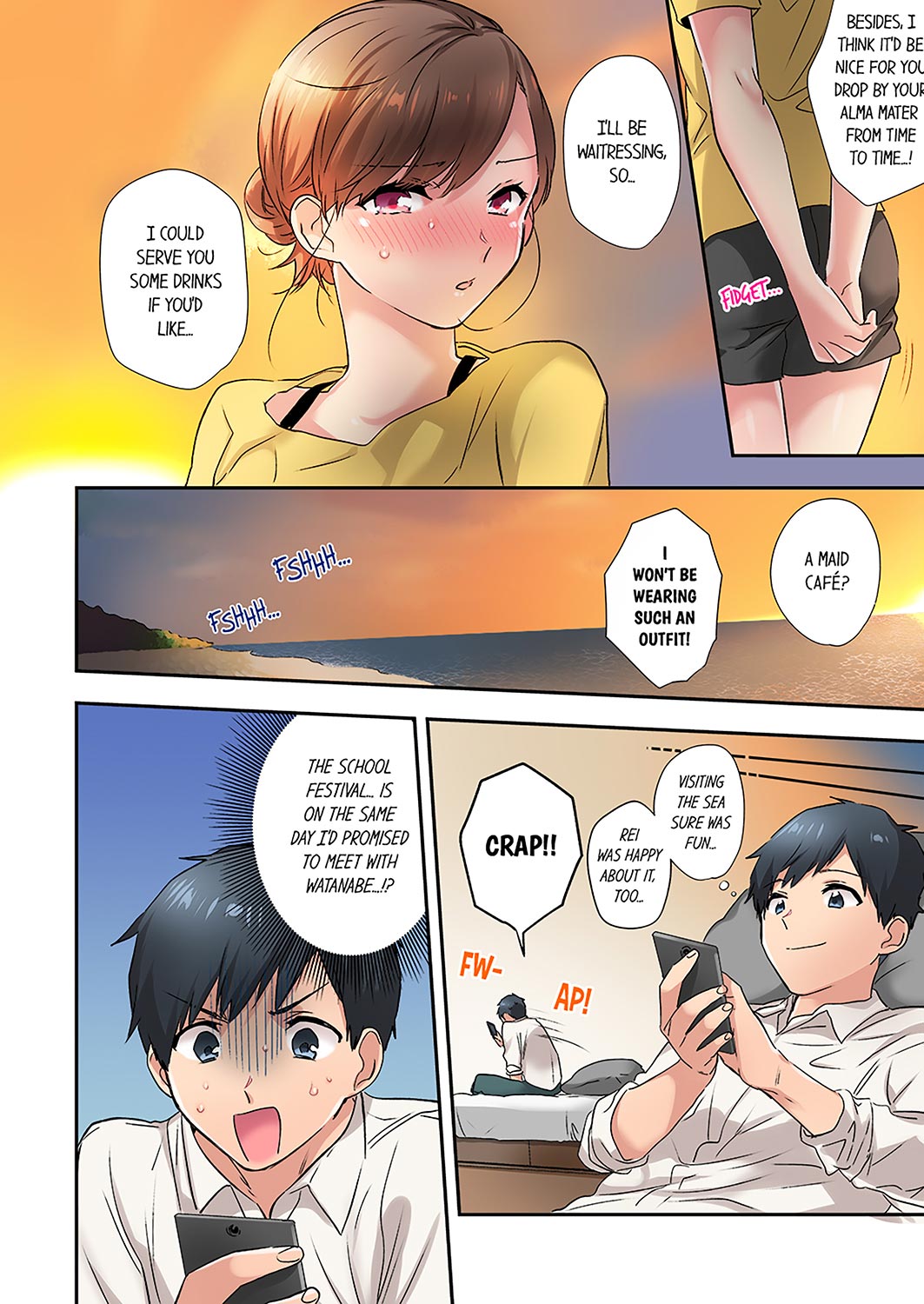 A Scorching Hot Day with A Broken Air Conditioner. If I Keep Having Sex with My Sweaty Childhood Friend… - Chapter 12 Page 8