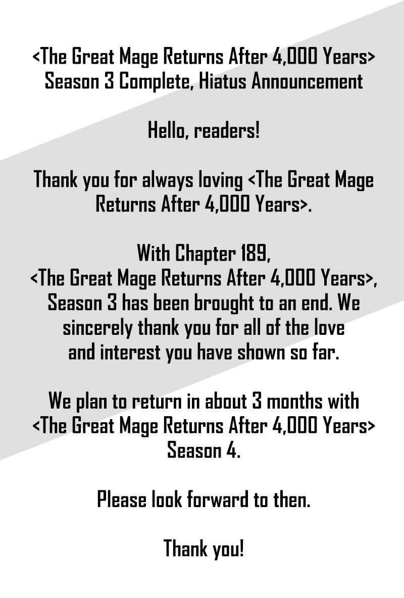 The Great Mage Returns After 4000 Years - Chapter 189.5 Page 1
