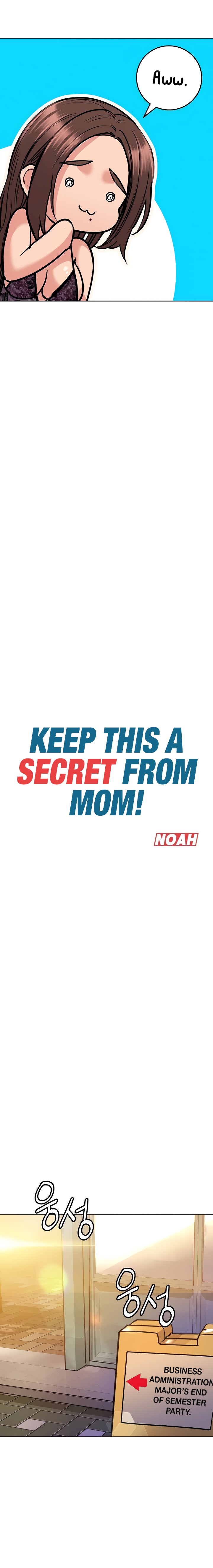 Keep it a secret from your mother! Chapter 18