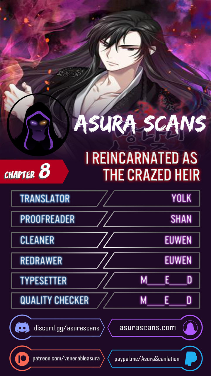 I Reincarnated As The Crazed Heir - Chapter 8 Page 1