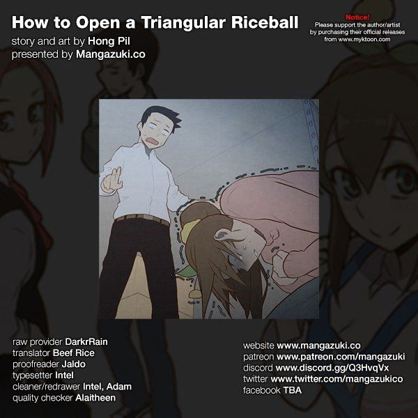 How to Open a Triangular Riceball - Chapter 32 Page 1