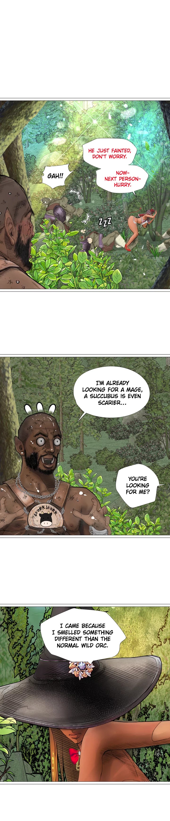 The DARK ELF QUEEN and the SLAVE ORC - Chapter 18 Page 1