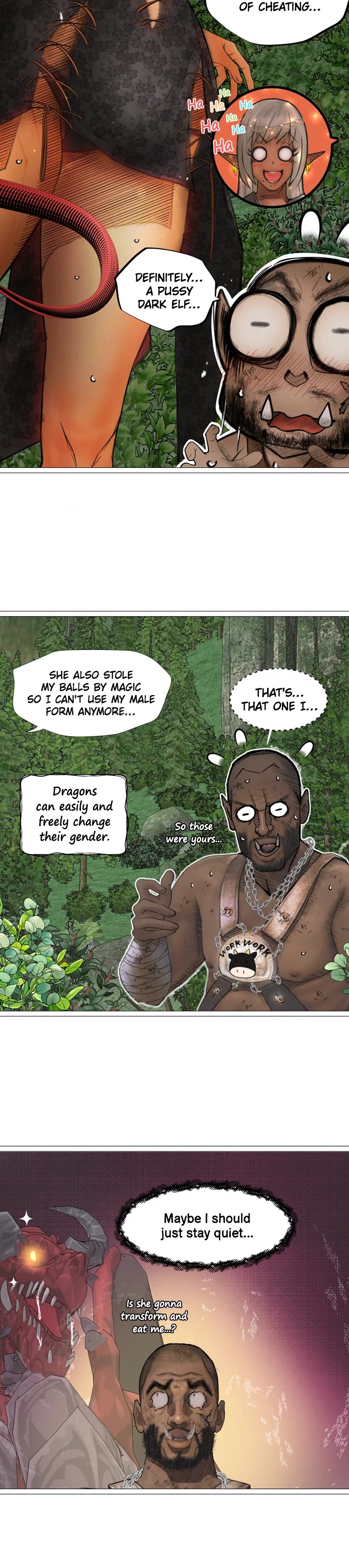 The DARK ELF QUEEN and the SLAVE ORC - Chapter 18 Page 6