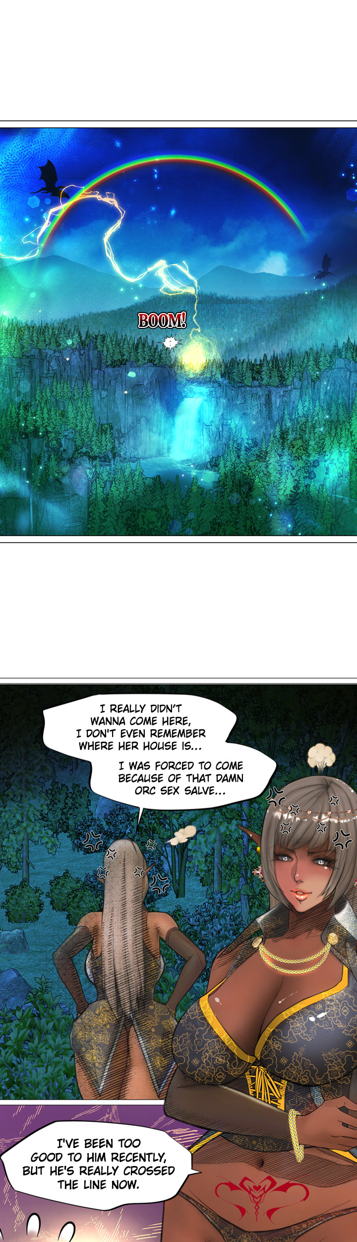 The DARK ELF QUEEN and the SLAVE ORC - Chapter 19 Page 17