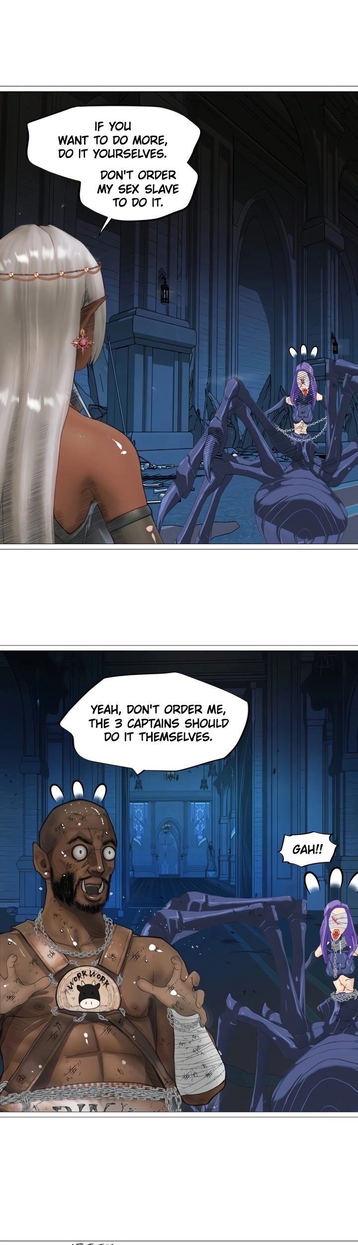 The DARK ELF QUEEN and the SLAVE ORC - Chapter 23 Page 35