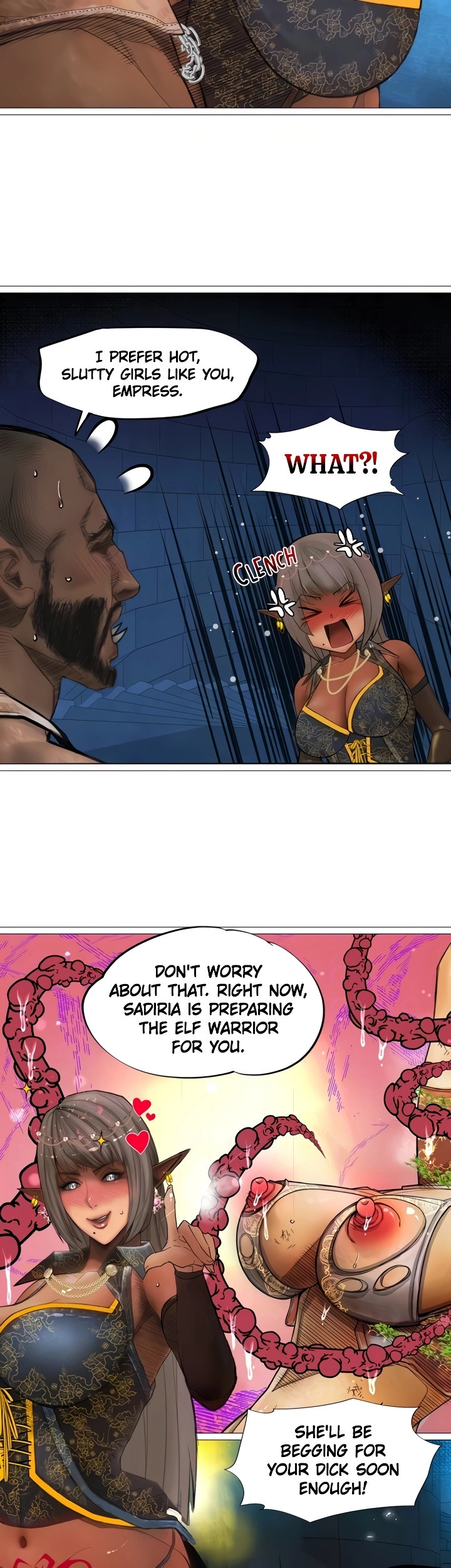 The DARK ELF QUEEN and the SLAVE ORC - Chapter 25 Page 17
