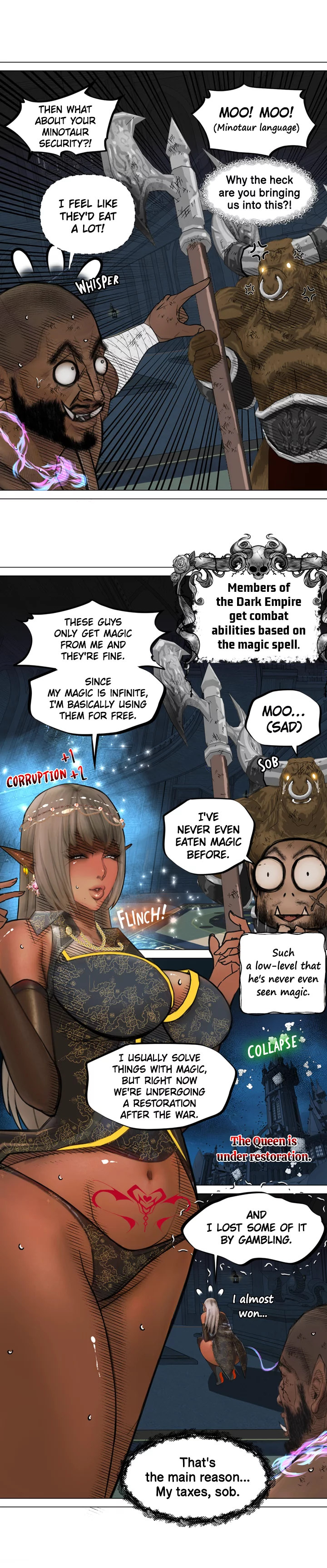 The DARK ELF QUEEN and the SLAVE ORC - Chapter 3 Page 4